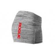 WOD GEAR CLOTHING WIDE BAND BOOTY SHORTS Gray