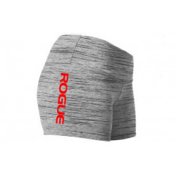 WOD GEAR CLOTHING WIDE BAND BOOTY SHORTS Gray