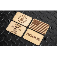 ROGUE USA NYLON LIFTING BELT LEATHER PATCHES