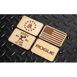 ROGUE USA NYLON LIFTING BELT LEATHER PATCHES