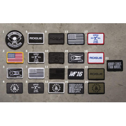 ROGUE USA NYLON LIFTING BELT LEATHER PATCHES