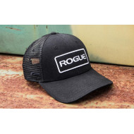 ROGUE PATCH TRUCKER HAT BLACK