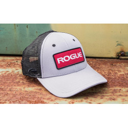 ROGUE PATCH TRUCKER HAT GREY