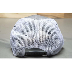 ROGUE PATCH TRUCKER HAT WHITE GREY