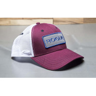 ROGUE PATCH TRUCKER HAT MAROON
