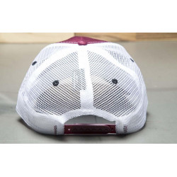 ROGUE PATCH TRUCKER HAT MAROON